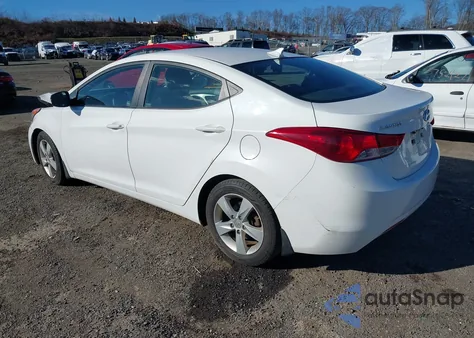 2013 Hyundai Elantra Gls z USA, uszkodzony, nr VIN 5NPDH4AE8DH404779